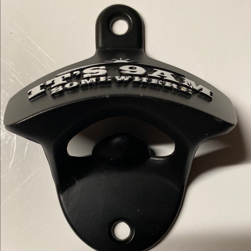 Yeti Black Rambler Colster Can Insulator & Mountable Custom Bottle Opener set. - Picture 12 of 12